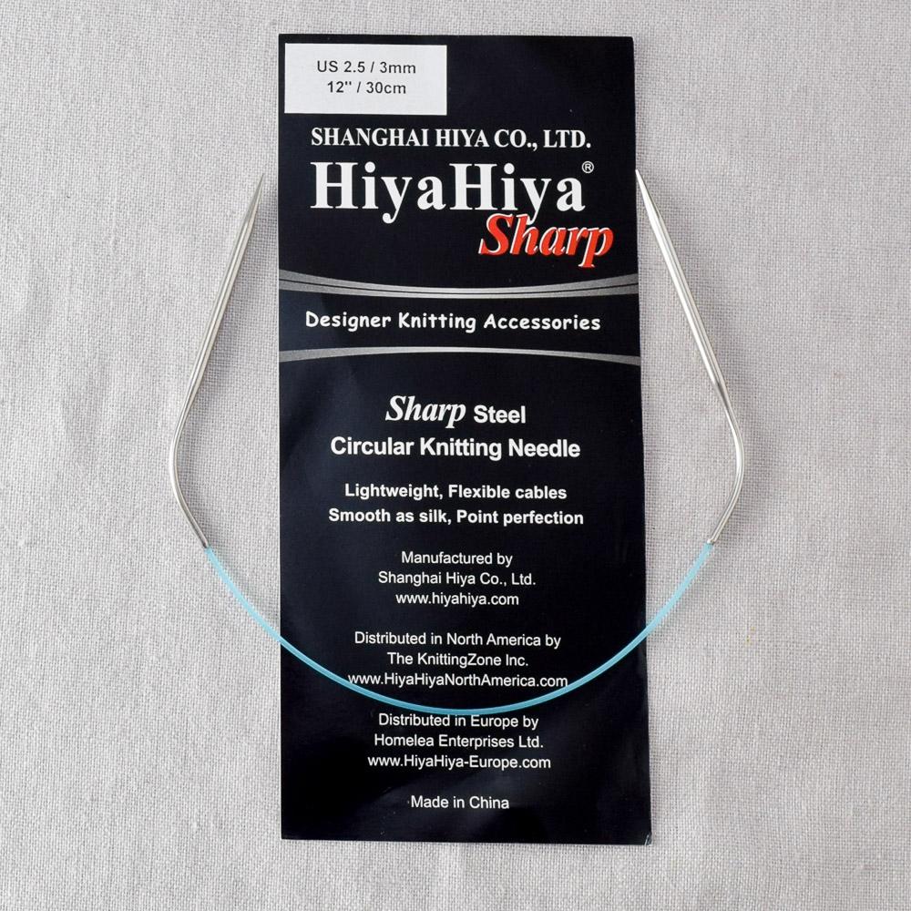 HiyaHiya 12" Sharp Steel Circular Needle