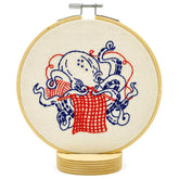 Hook Line and Tinker Knitting Octopus Complete Embroidery Kit - Miss Babs Notions