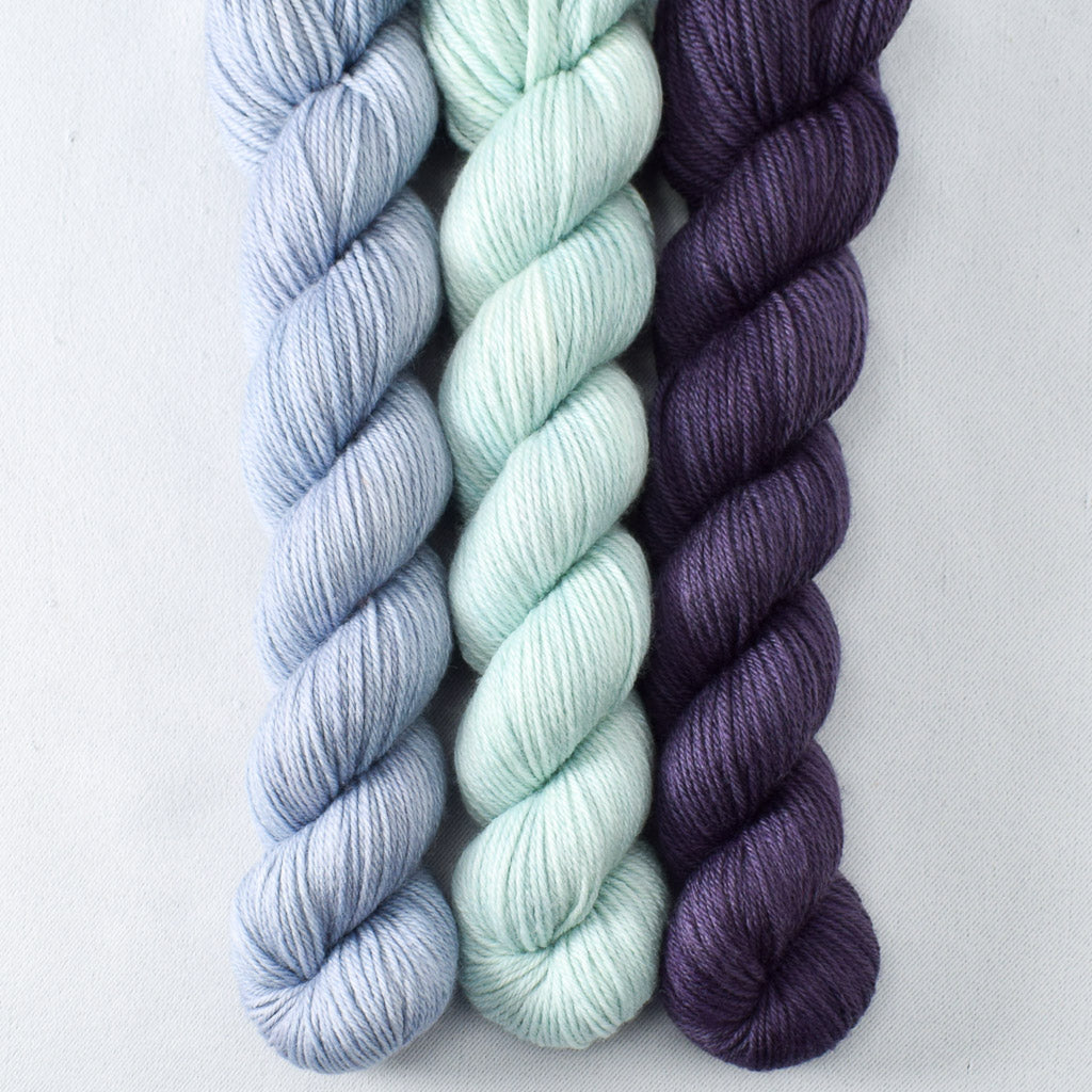 Hydrangea, Seafoam, Urfa - Miss Babs Yowza Mini Trio