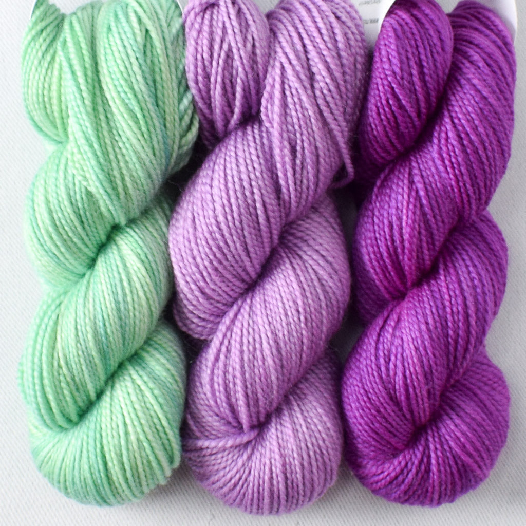 Hyperbole, Glimmer, Violaceous - Miss Babs Toe Trio