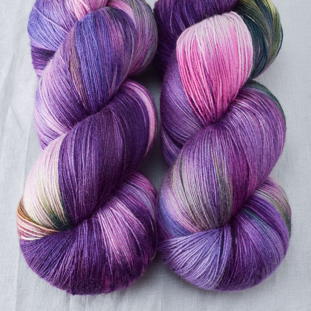 Irises - Miss Babs Katahdin yarn