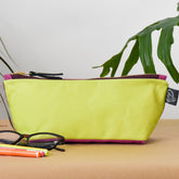 Kiwi and Deep Fuchsia Bag No. 1 - The Essentials Bag