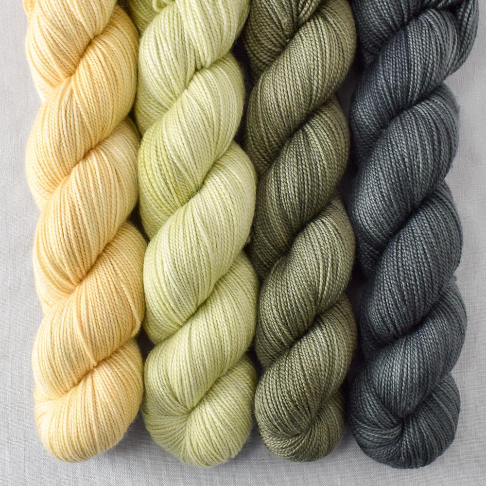 Lacewing, Mamaku, Salamander, Wheaten - Miss Babs Yummy 2-Ply Quartet