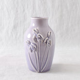 Lavender Irises Bud Vase by JaMpdx
