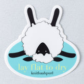 Lay Flat to Dry Vinyl Sticker - Miss Babs Notions