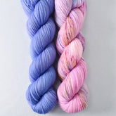 Light Clematis, Orchid Fantasia - Miss Babs 2-Ply Duo