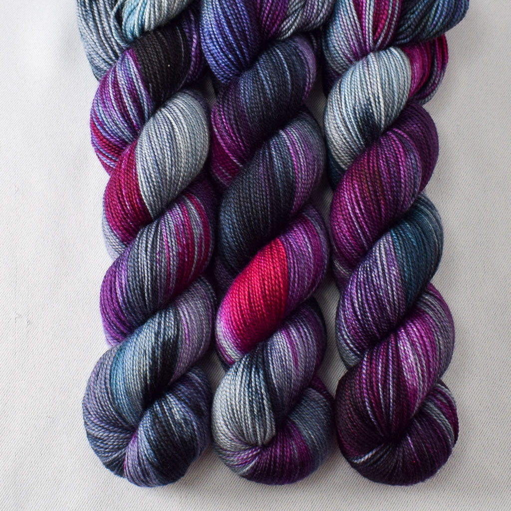 Lights Out - Miss Babs Yummy 2-Ply superwash Merino wool yarn