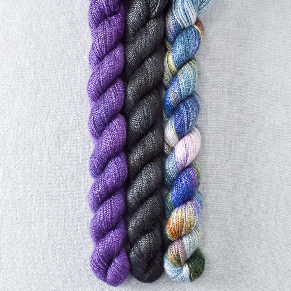 Lilacs, Obsidian, Soundscape - Miss Babs Sojourn Cowl Set