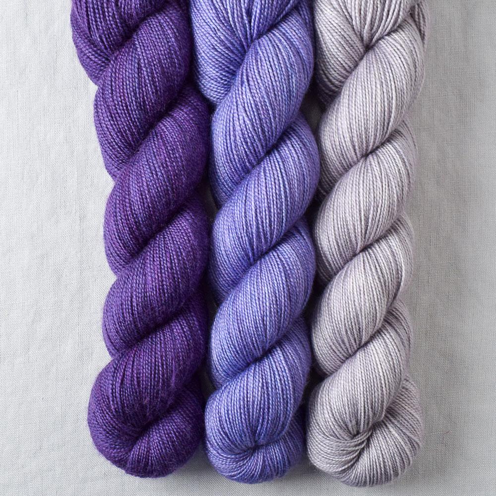 Lilacs, Provence, Taygeta - Miss Babs Yummy 2-Ply Trio