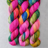 Mad Hatter - Miss Babs Estrellita fingering weight superwash merino and Lurex yarn