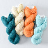 Mahi Mahi, Sea Glass, Sugar Maple 3, Slipstream - Miss Babs Snow Matter What Set
