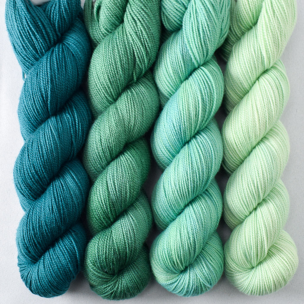 Mahi Mahi, Seaside, Hyperbole, Cattitude - Miss Babs Yummy 2-Ply Geogradient Set