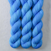 Marine - Miss Babs Estrellita fingering weight superwash merino and Lurex yarn
