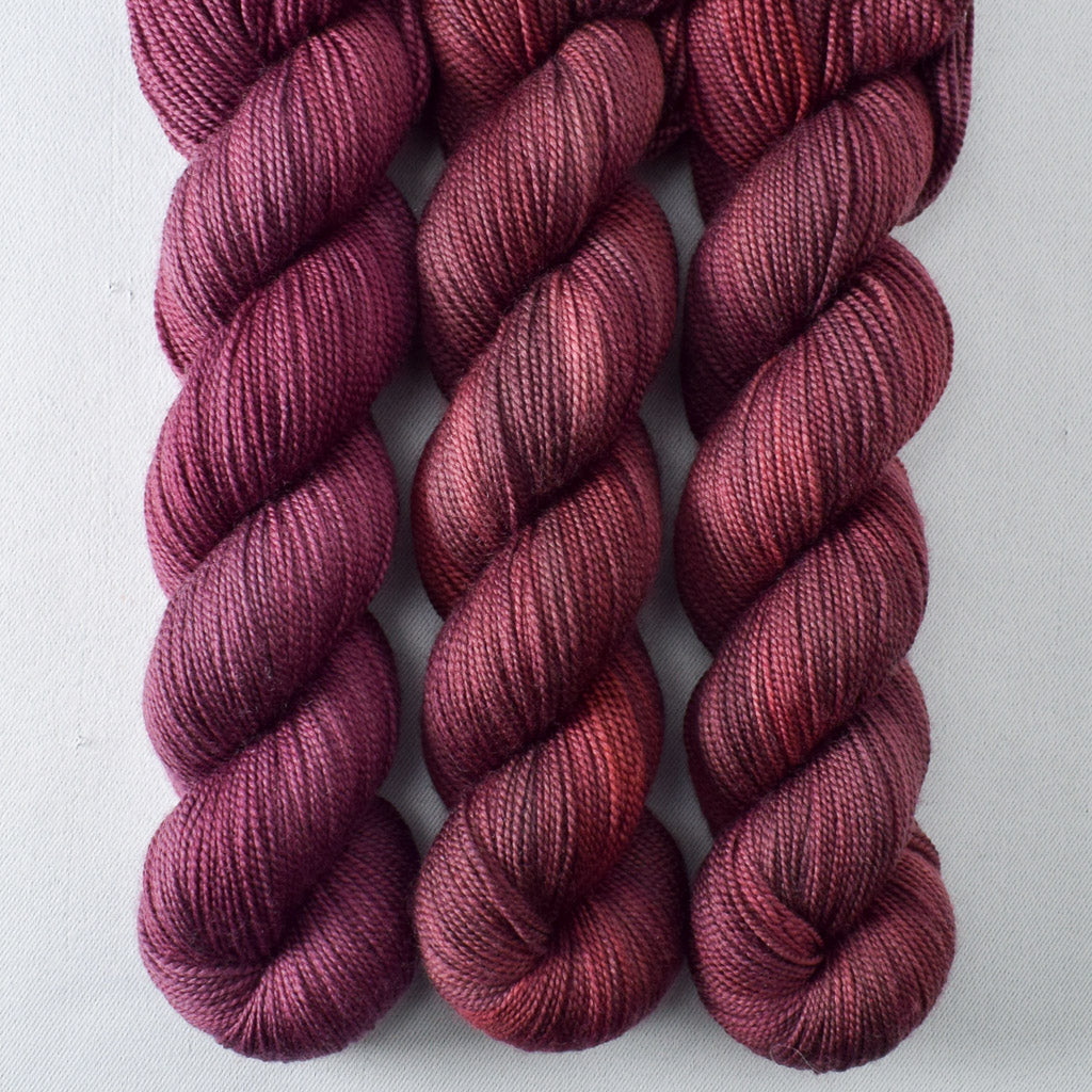 Merlot - Miss Babs Yummy 2-Ply superwash Merino wool yarn