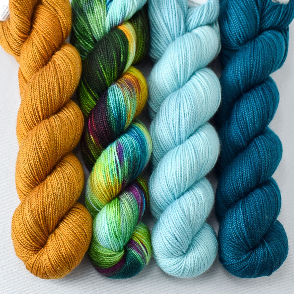 Mindful, Old Gold, River Severn, Ziggy Stardust - Miss Babs Yummy 2-Ply Quartet