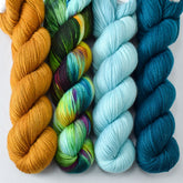 Mindful, Old Gold, River Severn, Ziggy Stardust - Miss Babs Yummy 2-Ply Quartet