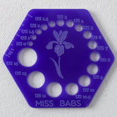 Miss Babs Needle Gauge Purple - Miss Babs Notions