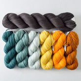 Mojave Flora and Dark Pegasus Shawl Set