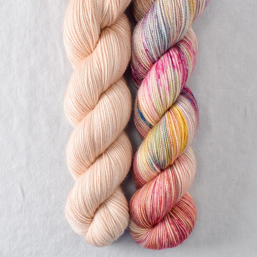 Muslin, Spring Flowers - Miss Babs 2-Ply Duo