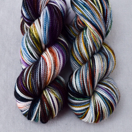 Mystery Girl - Miss Babs Yummy 2-Ply Toes superwash Merino wool yarn