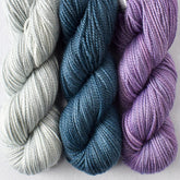 Mystery Gnome Trio: Fogbound, Spiny, Purple Urchin - Miss Babs Toe Trio