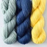 Mystery Gnome Trio: Oak Moss, Denim, Sunny - Miss Babs Toe Trio