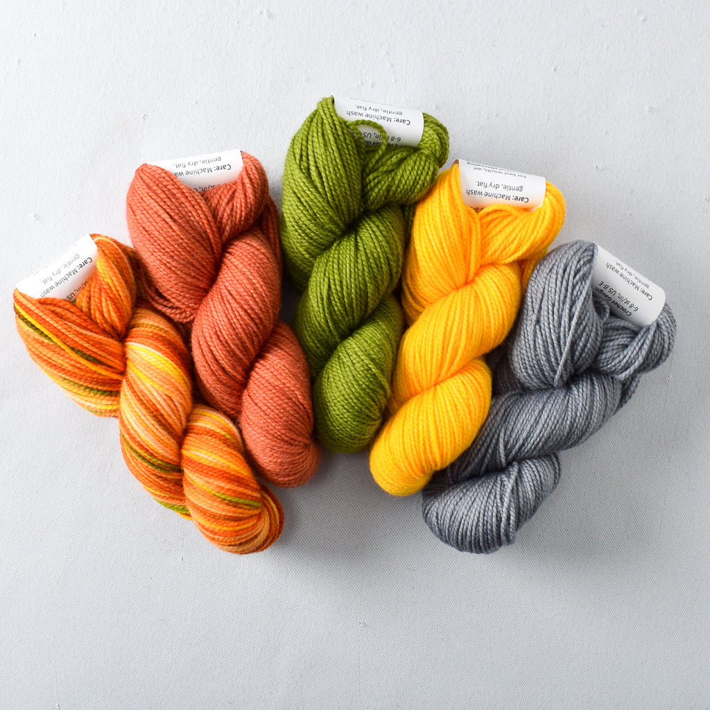 Nasturtiums, Cedar, Dragon Claw, Squash Blossom, Slate - Miss Babs Gnome-Made Gifts Set