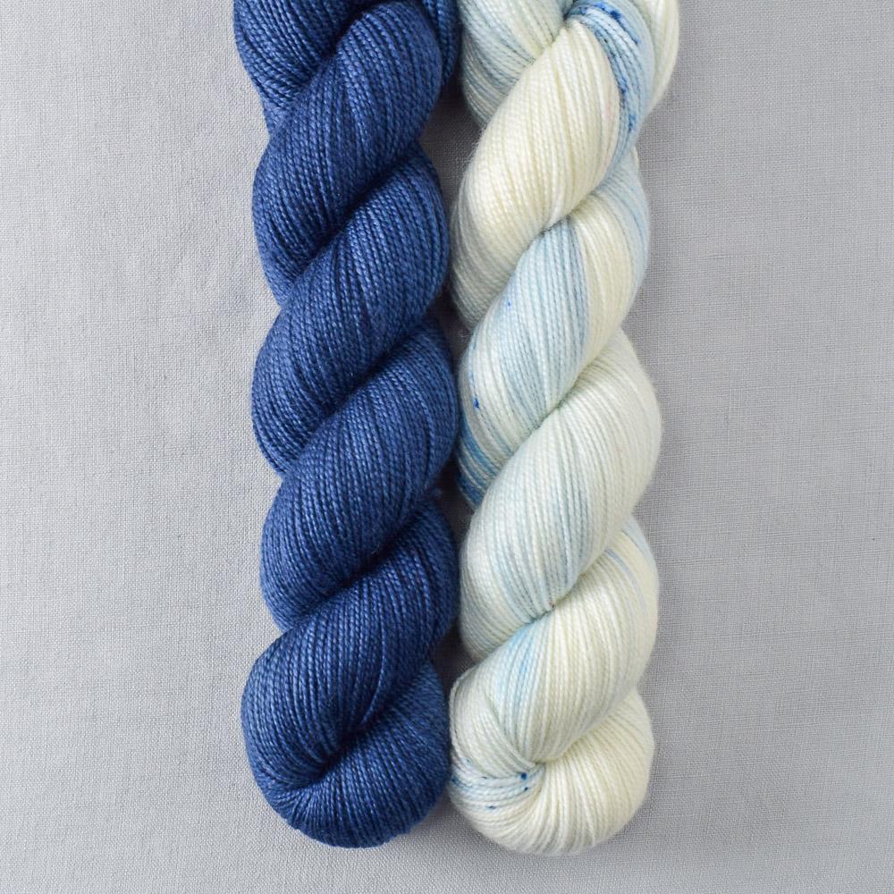 Navy, Page Turner - Miss Babs 2-Ply Duo