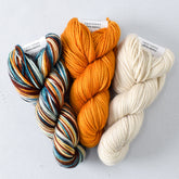 Ocean Jasper, Cognac Amber, Plover - Miss Babs Gnome News is Good News Set