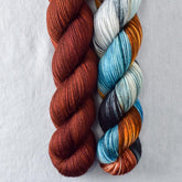 Ocean Jasper, Russet - Miss Babs 2-Ply Duo