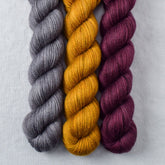 Old Gold, Oxidized Silver, Plum - Miss Babs Yowza Mini Trio