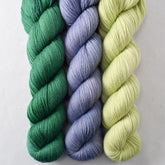Oz, Blue Mussel, Spring Green - Caroline Trio