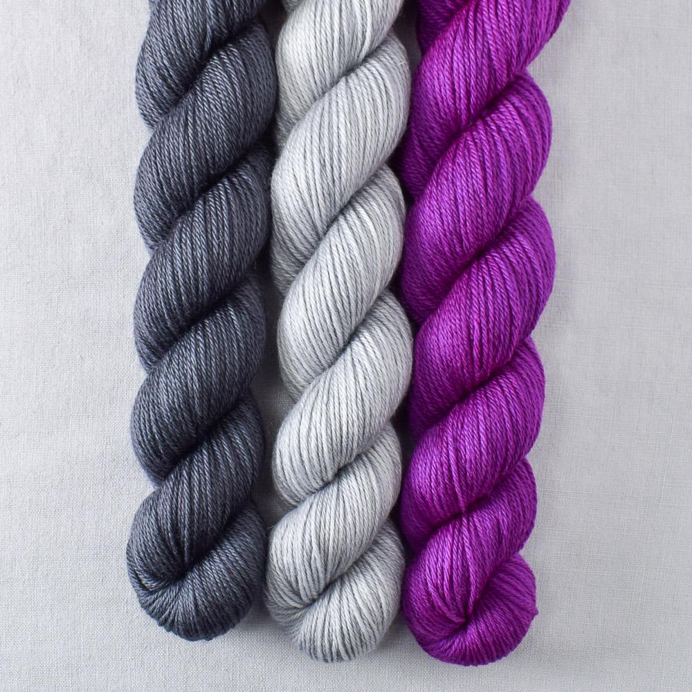 Pewter, Quicksilver, Sweet Gum - Miss Babs Yowza Mini Trio
