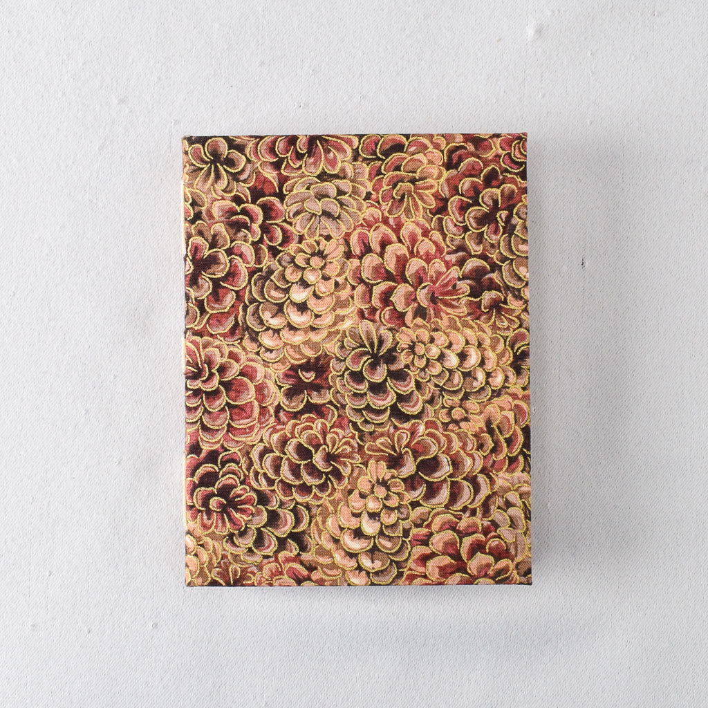 Small Handmade Journal with Pinecone Print Cover