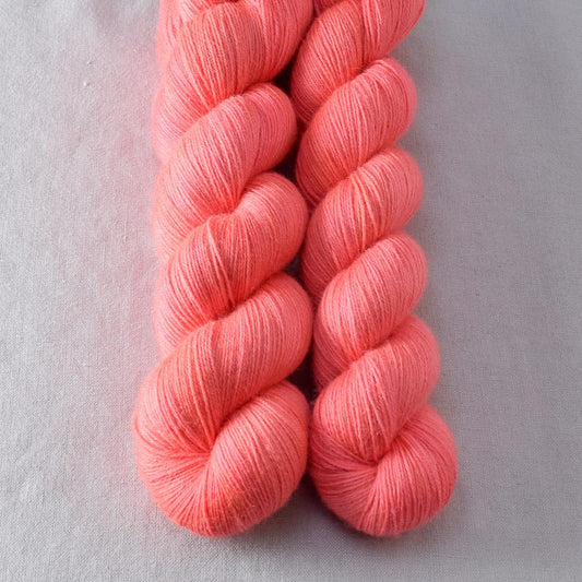 Pink Grapefruit Partial Skeins - Miss Babs Katahdin yarn