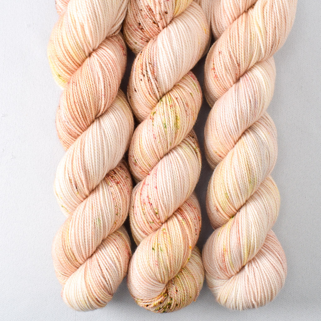 Pink Paw Prints - Miss Babs Yummy 2-Ply yarn