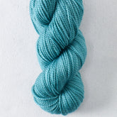 A Play on Green Jays 6 - Miss Babs Yummy 2-Ply Toes superwash Merino wool yarn