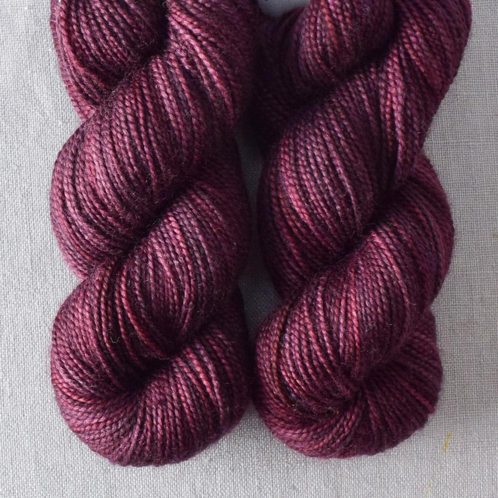 Plum - Miss Babs Yummy 2-Ply Toes superwash Merino wool yarn