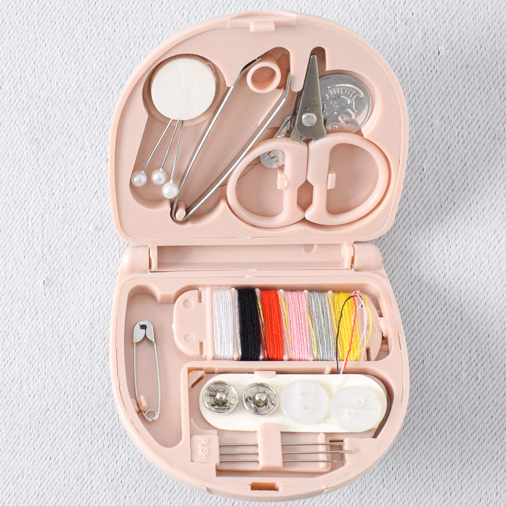 Portable Mini Sewing Kit - Pink - Notions