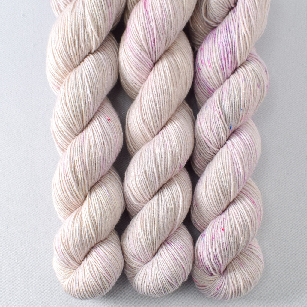 Posey - Miss Babs Estrellita fingering weight superwash merino and Lurex yarn