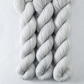 Quicksilver - Miss Babs Estrellita fingering weight superwash merino and Lurex yarn