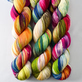 Rainbow Carwash - Miss Babs Putnam Merino wool and nylon sock yarn