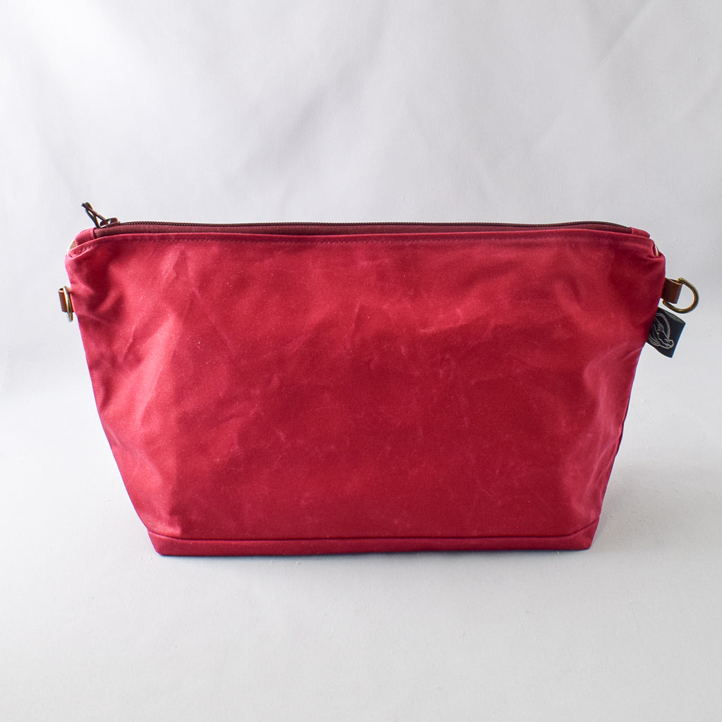 Raspberry Bag No. 5 - The Large Zip Project Bag