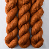 Roasted Pumpkin - Miss Babs Killington wool and silk blend yarn
