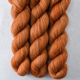 Roasted Pumpkin - Miss Babs Tarte wool blend sock yarn