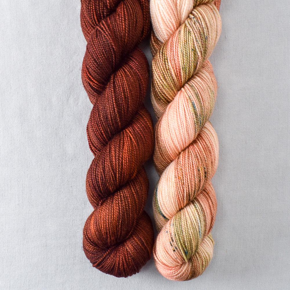 Rosy Finch, Russet - Miss Babs 2-Ply Duo