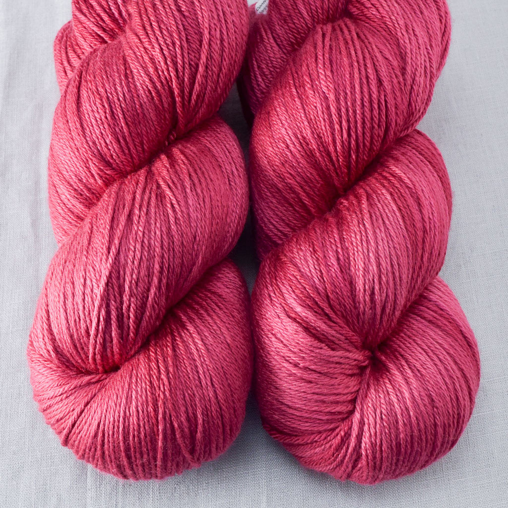 Ruby Spinel - Miss Babs Big Silk wool and silk blend yarn