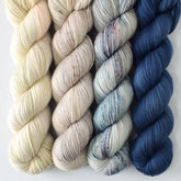 Sea Glass, Floofy Tail, Salt Air, Denim - Miss Babs Yummy 2-Ply Quartet