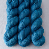 Sea Teal - Miss Babs Tarte wool blend sock yarn