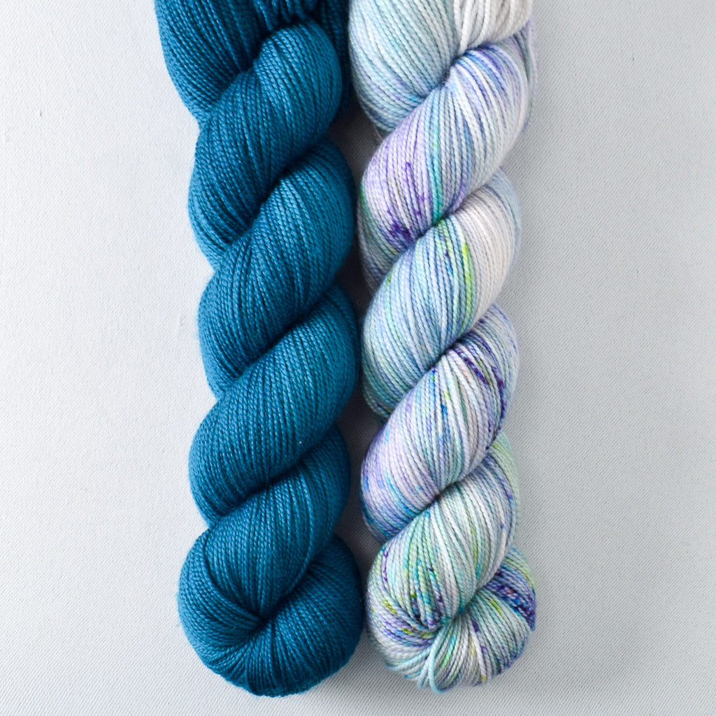 Sea Teal, Under the Sea - Miss Babs 2-Ply Duo